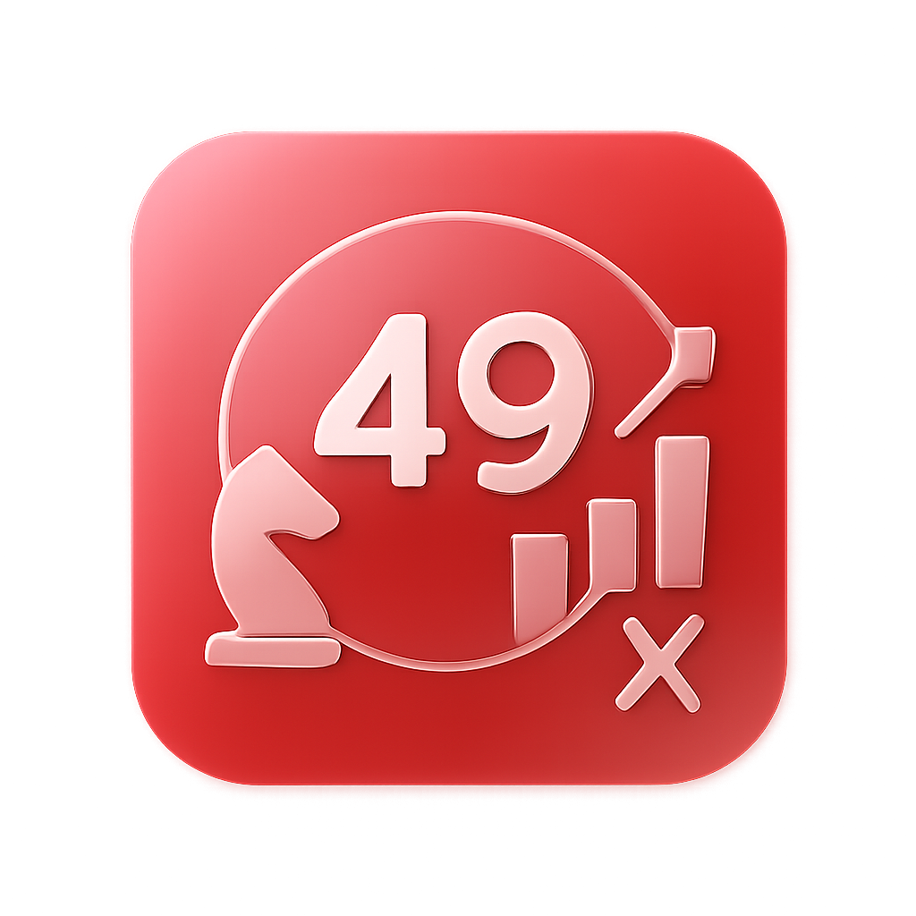 Icon representing the guide for fixing 49 Lottery login problems.