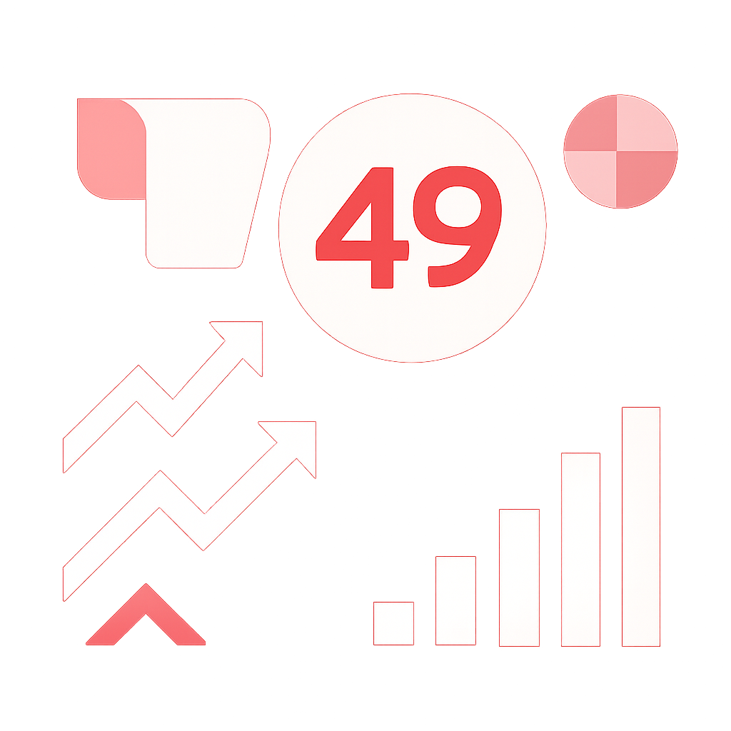 Icon representing the guide for fixing 49 Lottery login problems.