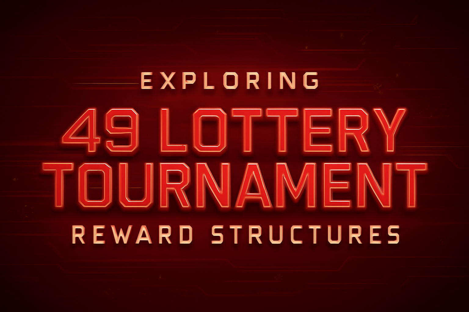 An informational graphic illustrating the functionalities of the 49 Lottery system.