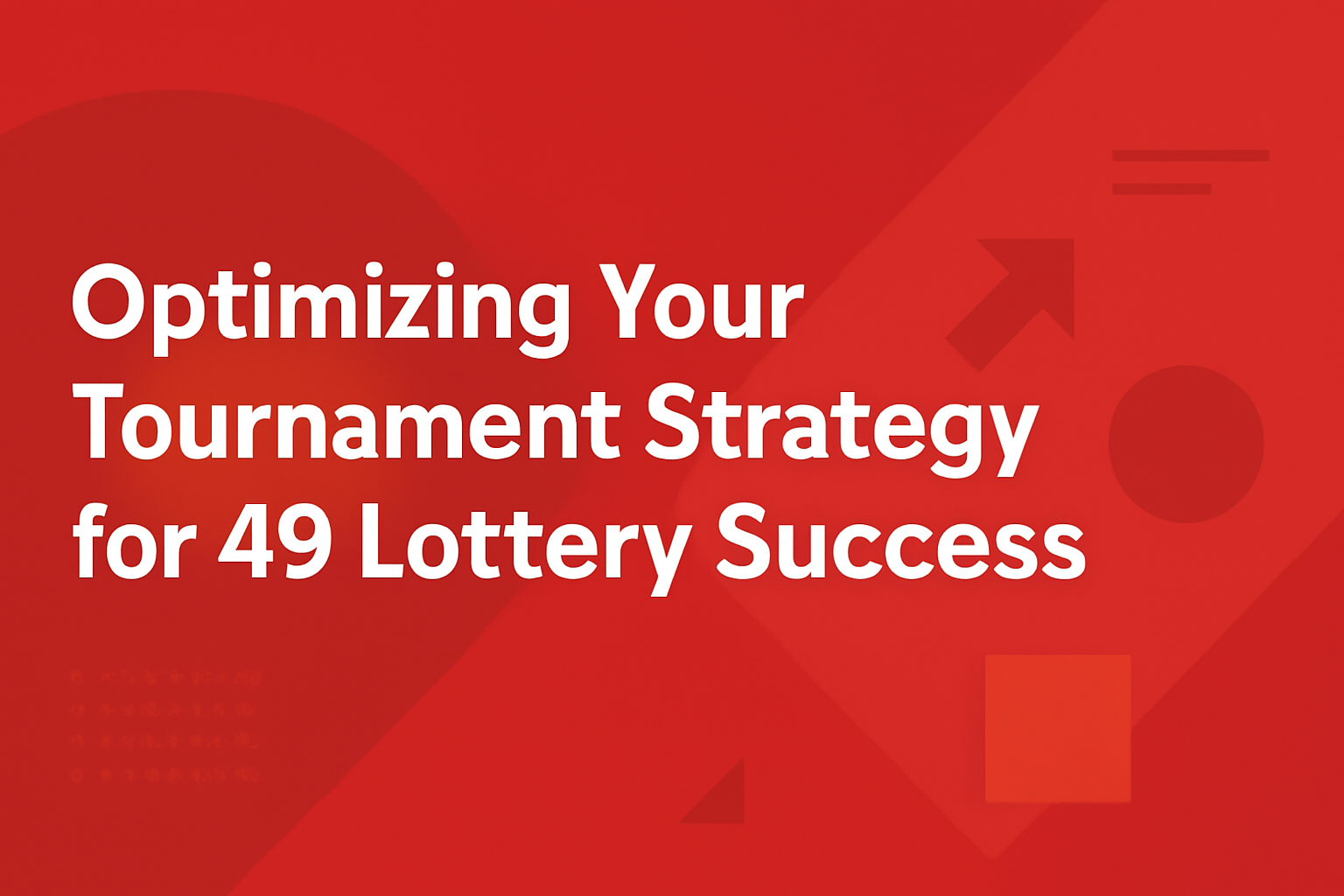 An informational scene depicting support for the 49 Lottery with clear text.