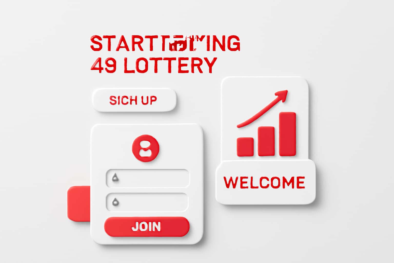Start Playing 49 Lottery - Sign Up Interface
