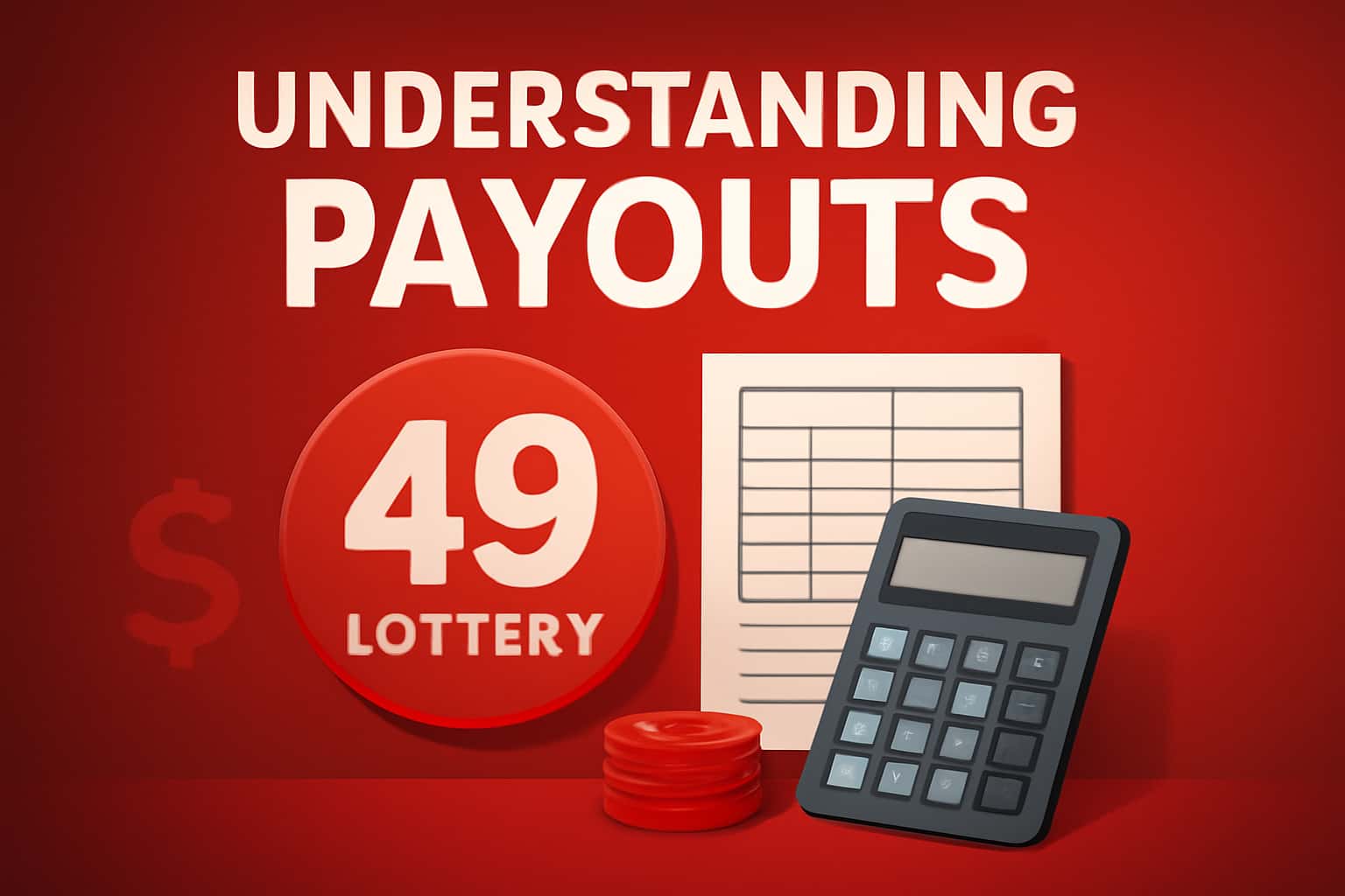 A visual representation of 49 Lottery Payouts with a professional design.